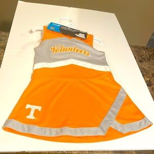 Tennessee Volunteer cheerleader outfit nwt